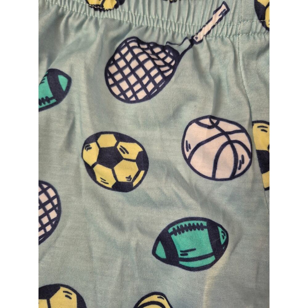 Carter's Pajama Pants Boys Size 4T Gray Elastic Waist Sports Soccer Tennis 8239 - Picture 5 of 7